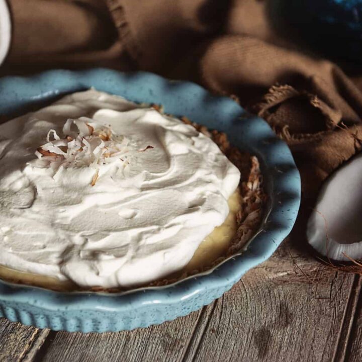 White Chocolate Coconut Cream Pie | Kita Roberts PassTheSushi.com