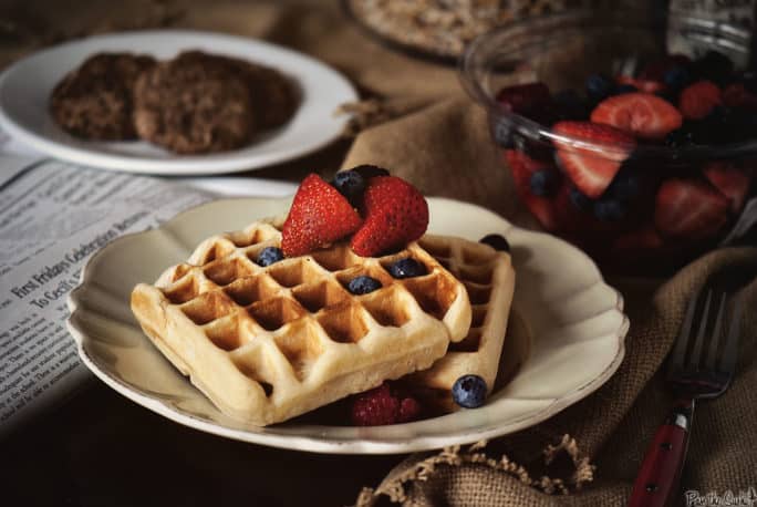 Belgian-Style Yeast Waffles | Kita Roberts PassTheSushi.com