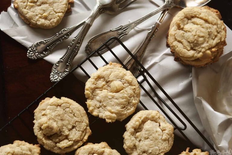 White Chocolate Coconut Macadamia Nut Cookies