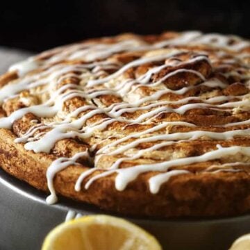 Lemon Cheesecake Coffee Cake | Kita Roberts PassTheSushi.com