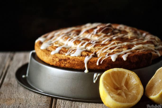 Lemon Cheesecake Coffee Cake | Kita Roberts PassTheSushi.com