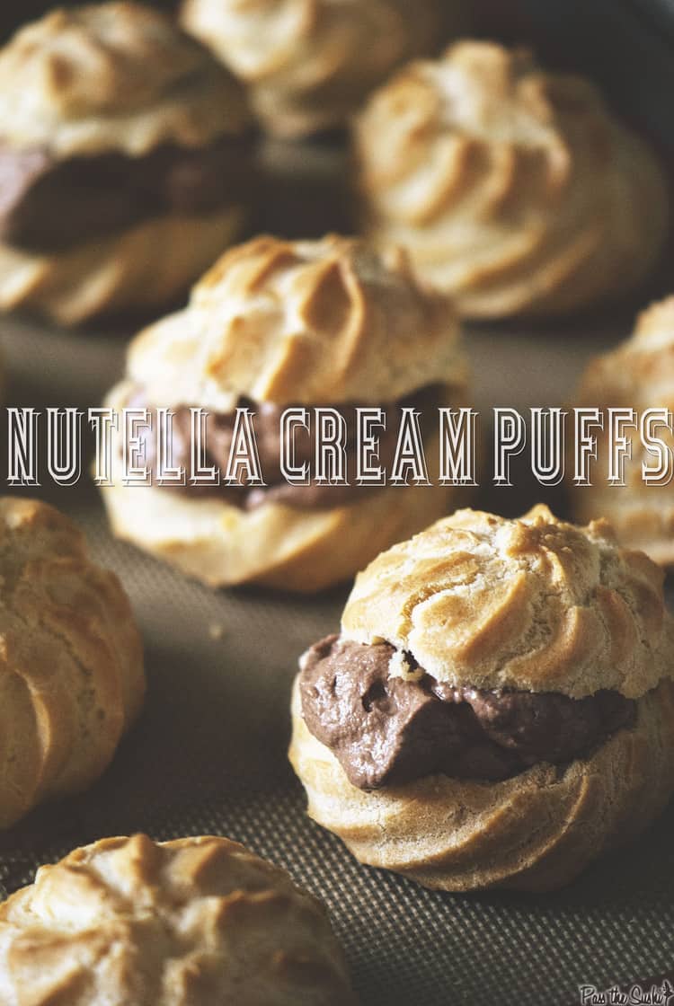 Nutella Cream Puffs | Kita Roberts PassTheSushi.com