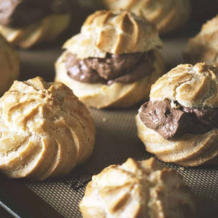 Nutella Cream Puffs | Kita Roberts PassTheSushi.com