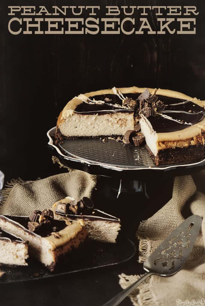 Peanut Butter Cheesecake| Kita Roberts PassTheSushi.com