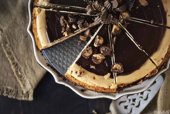 Peanut Butter Cheesecake| Kita Roberts PassTheSushi.com