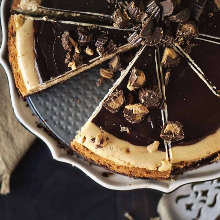 Peanut Butter Cheesecake| Kita Roberts PassTheSushi.com