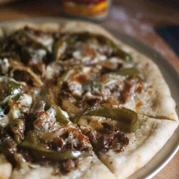 Cheesesteak Pizza | Kita Roberts PassTheSushi.com