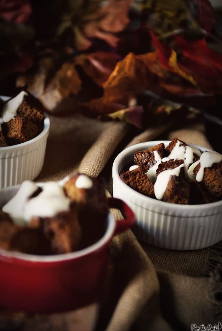 Pumpkin Bread Pudding | Kita Roberts PassTheSushi.com