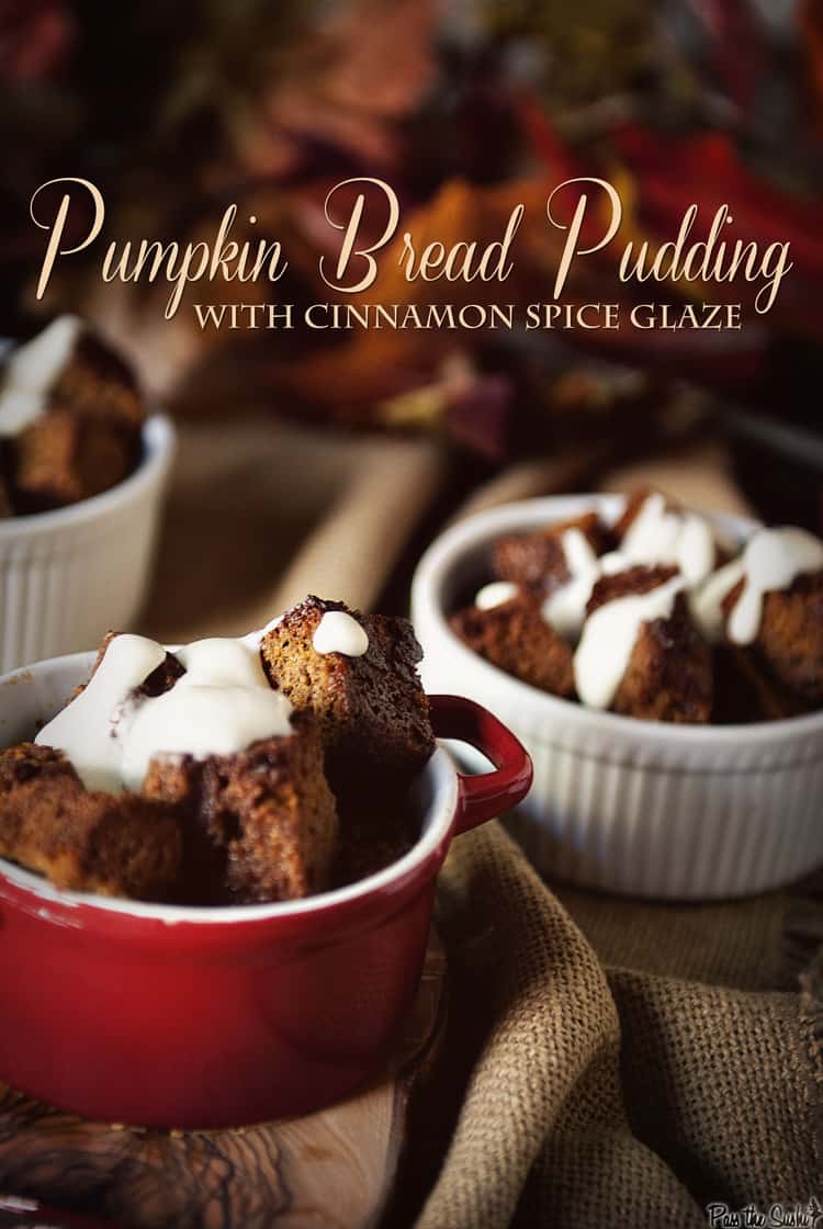 Pumpkin Bread Pudding | Kita Roberts PassTheSushi.com