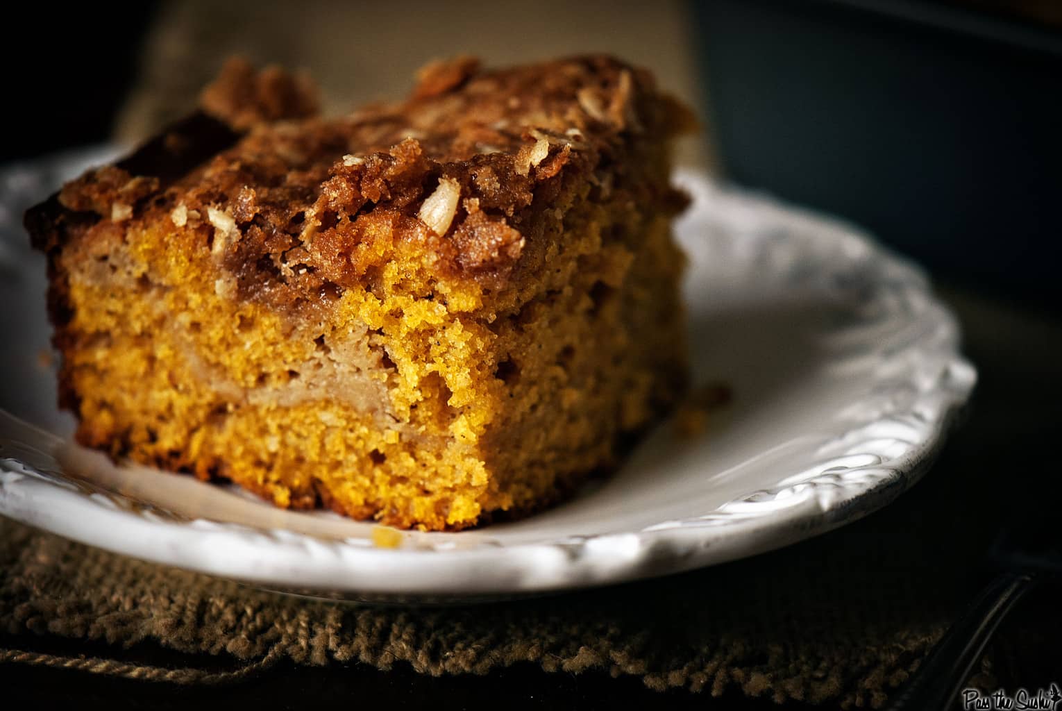 Pumpkin Latte Coffee Cake | Kita Roberts PassTheSushi.com