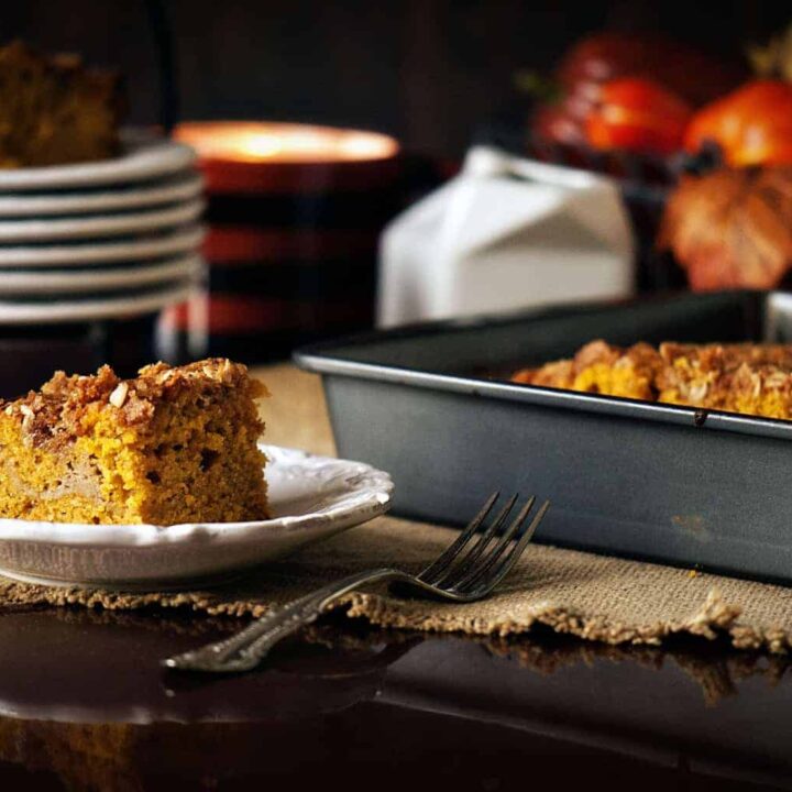 Pumpkin Latte Coffee Cake | Kita Roberts PassTheSushi.com