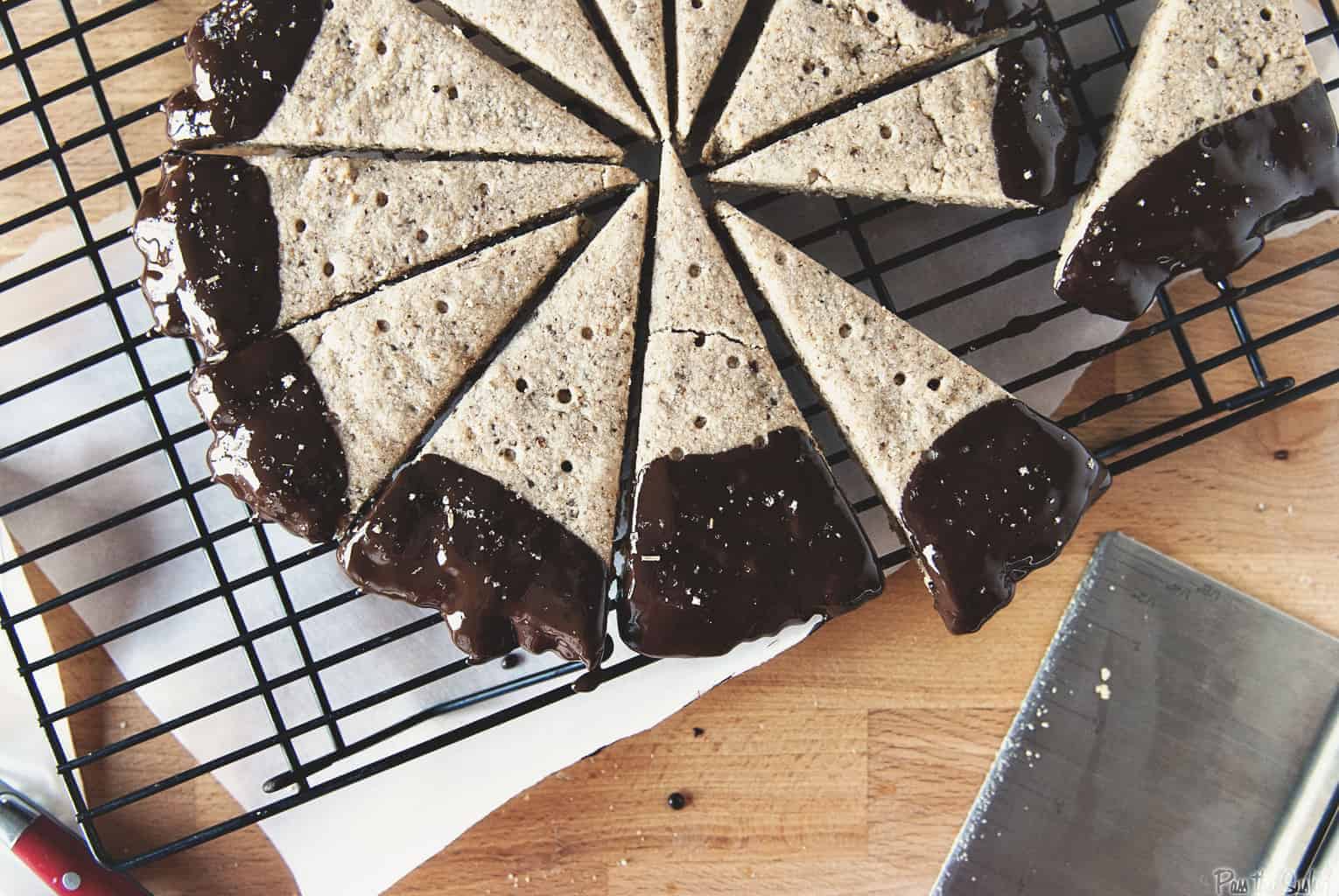 Rum Praline Shortbread | Kita Roberts PassTheSushi.com