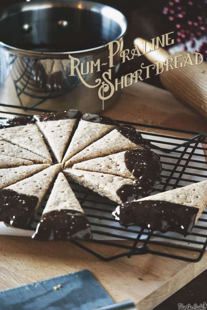 Rum Praline Shortbread | Kita Roberts PassTheSushi.com