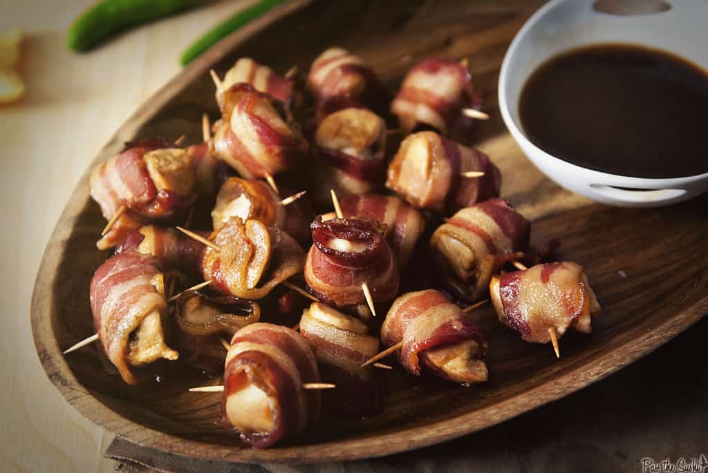 Bacon-Wrapped Chicken Bites