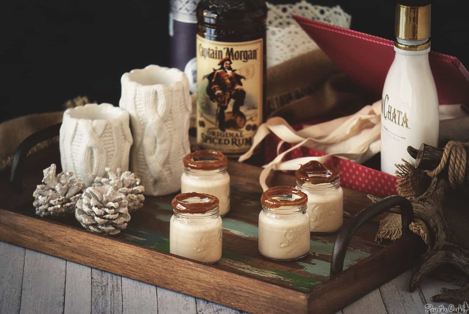 Dulce de Leche Rum Shooters | Kita Roberts PassTheSushi.com