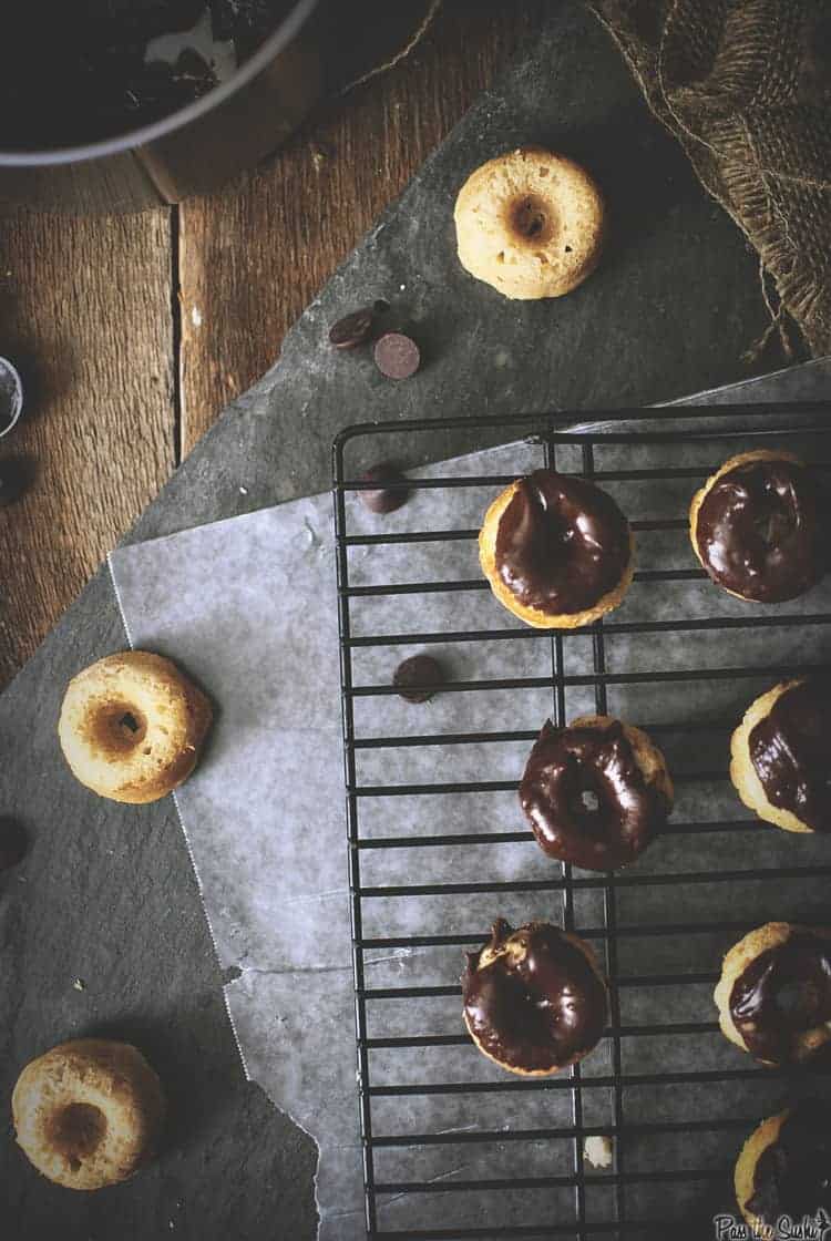 Dipped Peanut Butter Chocolate Donuts | Kita Roberts PassTheSushi.com