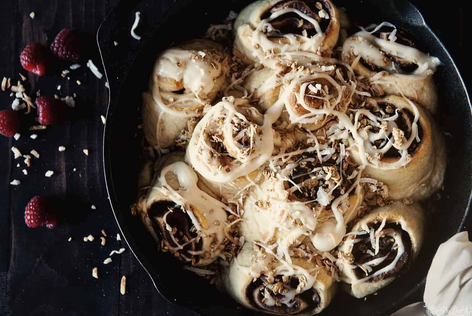 Nutella Cinnamon Rolls | Kita Roberts PassTheSushi.com