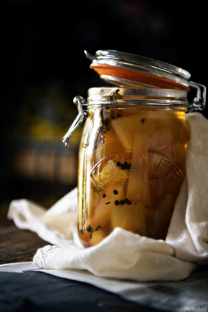 Peil de Sandia aka Pickled Watermelon Rind | Kita Roberts PassTheSushi.com