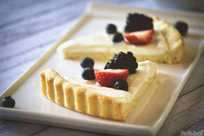 Berry Tart with Lemon Cookie Crust | Kita Roberts PassTheSushi.com