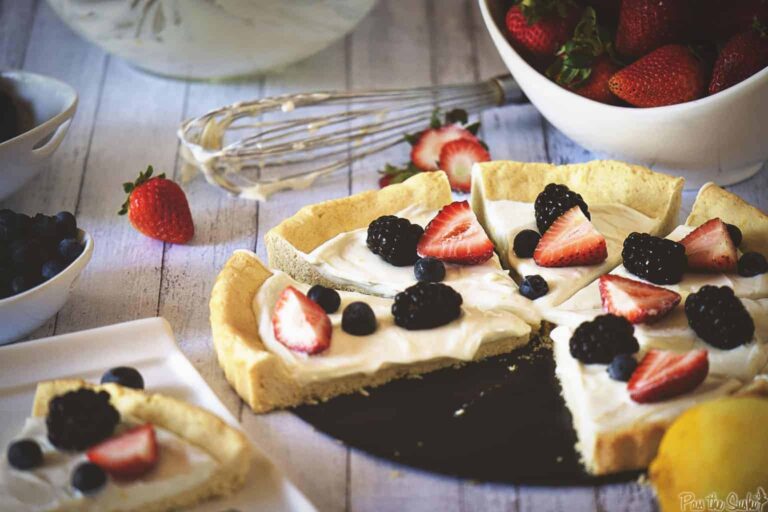 Berry Tart with Lemon Cookie Crust