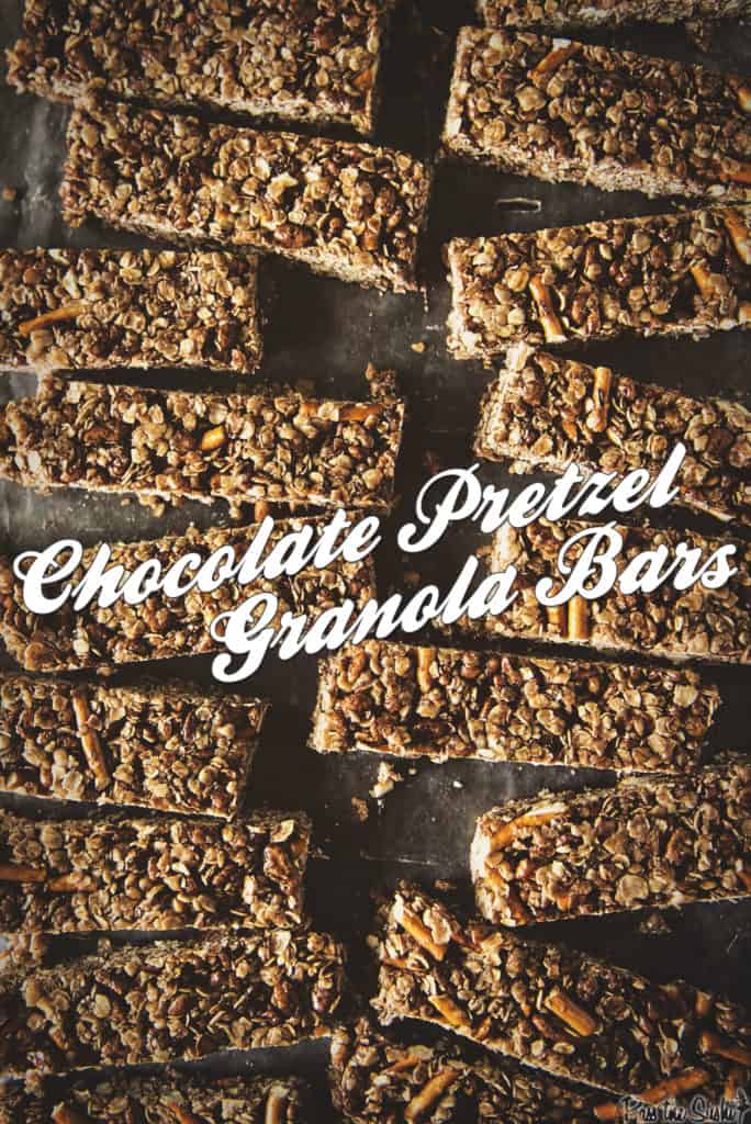 Chocolate Pretzel Granola Bars | Kita Roberts PassTheSushi.com