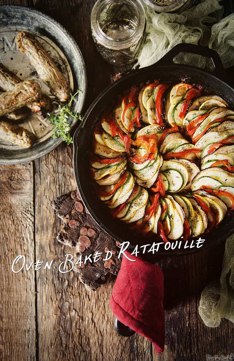 Oven Baked Ratatouille | Kita Roberts PassTheSushi.com