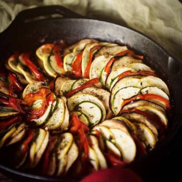 Oven Baked Ratatouille | Kita Roberts PassTheSushi.com