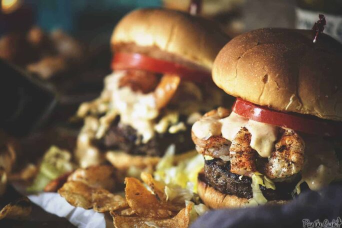 Shrimp Burger Recipe with Creole Spices