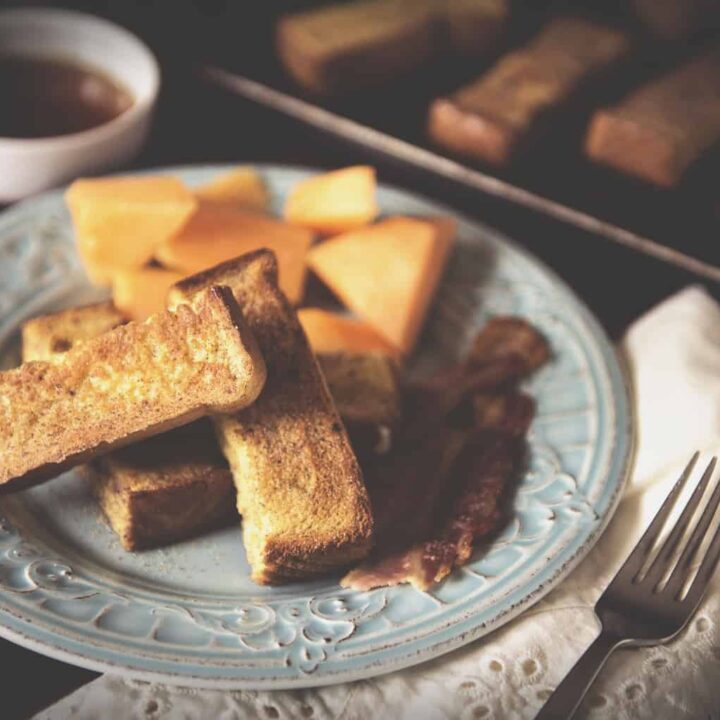 Baked French Toast Sticks | Kita Roberts PassTheSushi