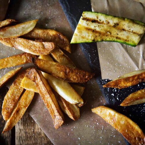 Crispy Oven Baked French Fries | Kita Roberts PassTheSushi.com