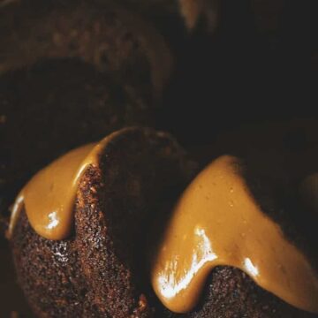 Rum and Date Cake with Caramel Sauce | Kita Roberts PassTheSushi.com