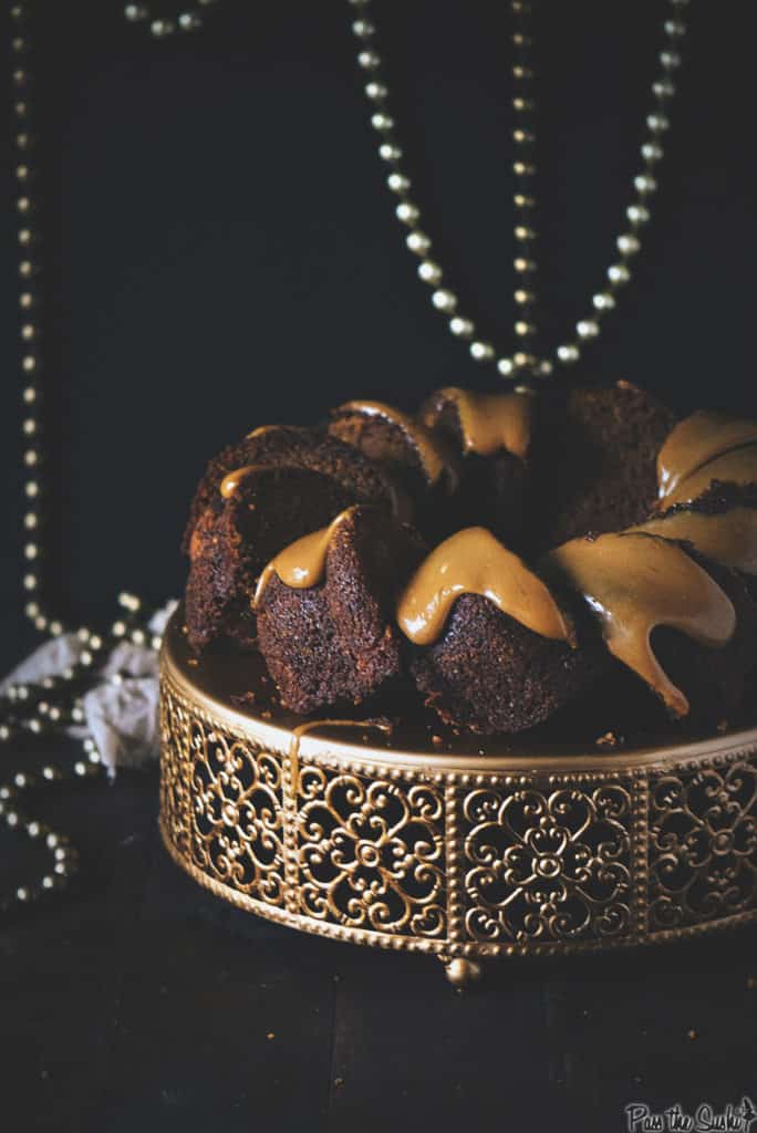 Rum and Date Cake with Caramel Sauce | Kita Roberts PassTheSushi.com