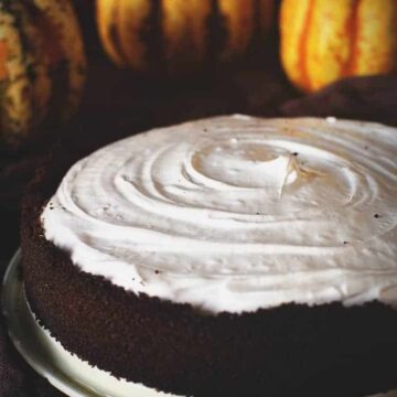 Sweet Potato Pie with Gingersnap Crust and Meringue | Kita Roberts PassTheSushi.com