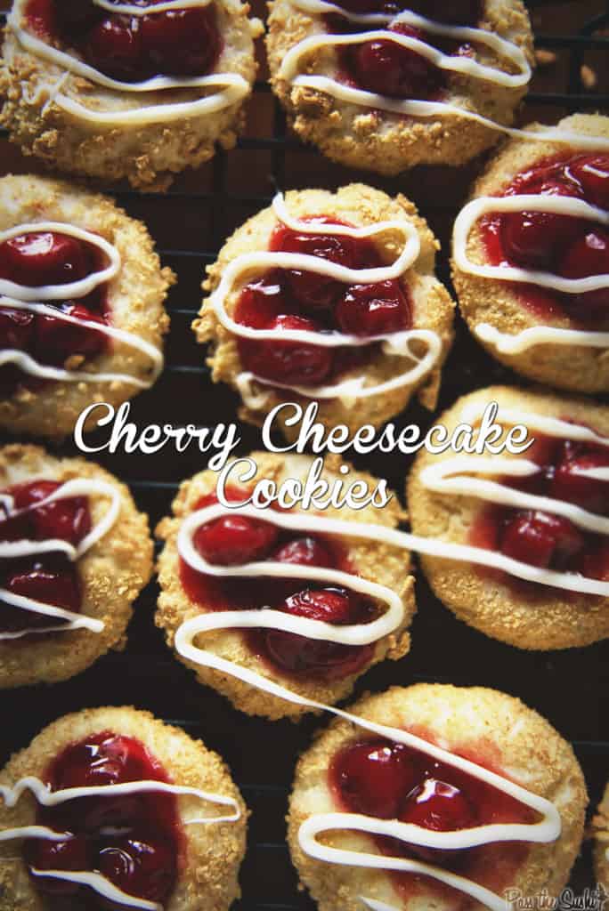 Cherry Cheesecake Cookies | Kita Roberts PassTheSushi.com