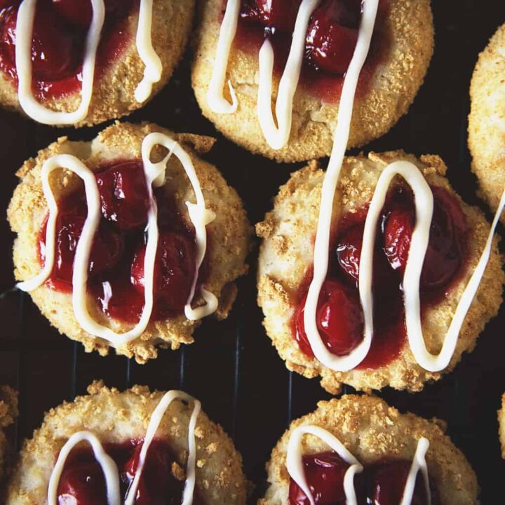 Cherry Cheesecake Cookies | Kita Roberts PassTheSushi.com
