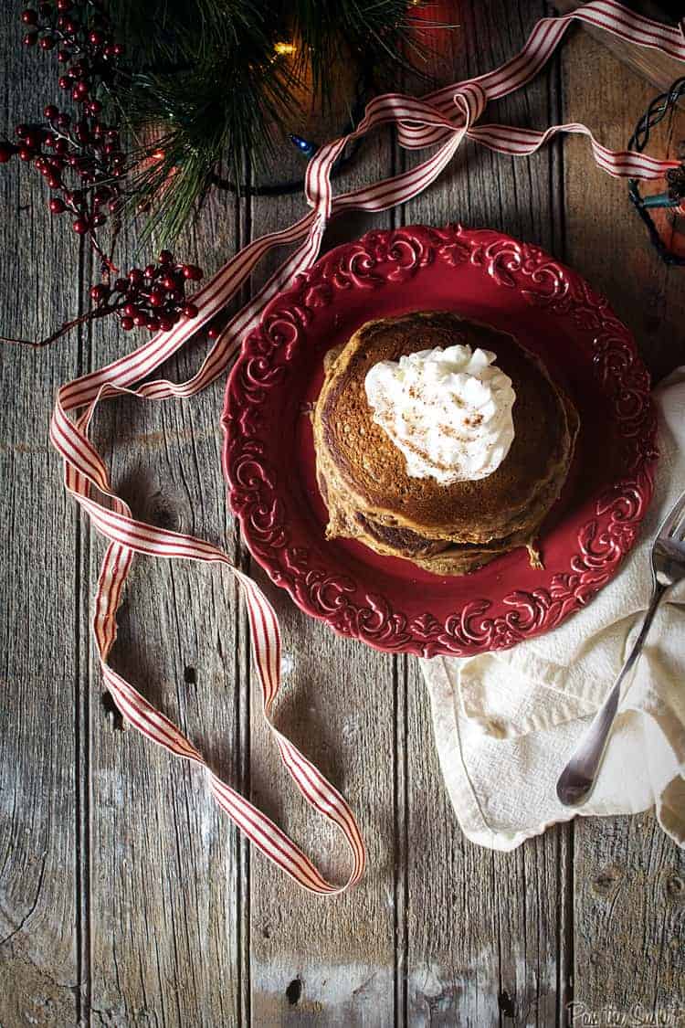 Gingerbread Pancakes | Kita Roberts PassTheSushi.com