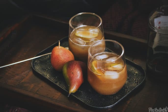 Pear-Ginger Rum Runner Cocktail | Kita Roberts PassTheSushi.com