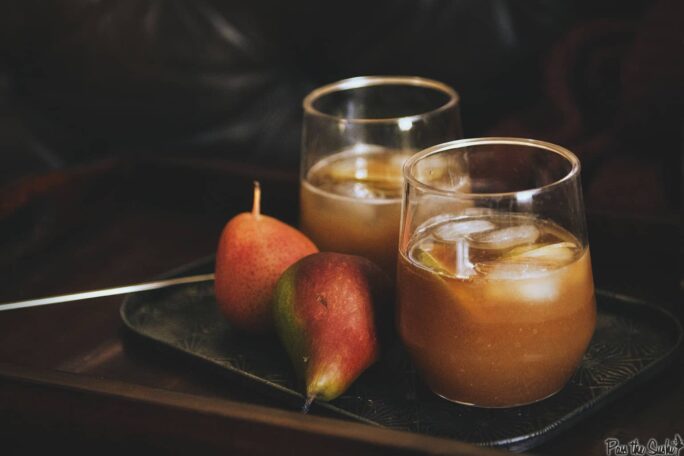 Pear-Ginger Rum Runner Cocktail | Kita Roberts PassTheSushi.com