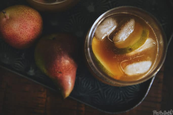 Pear-Ginger Rum Runner Cocktail | Kita Roberts PassTheSushi.com