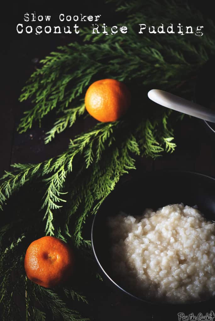 Slow Cooker Coconut Rice Pudding | Kita Roberts PassTheSushi.com