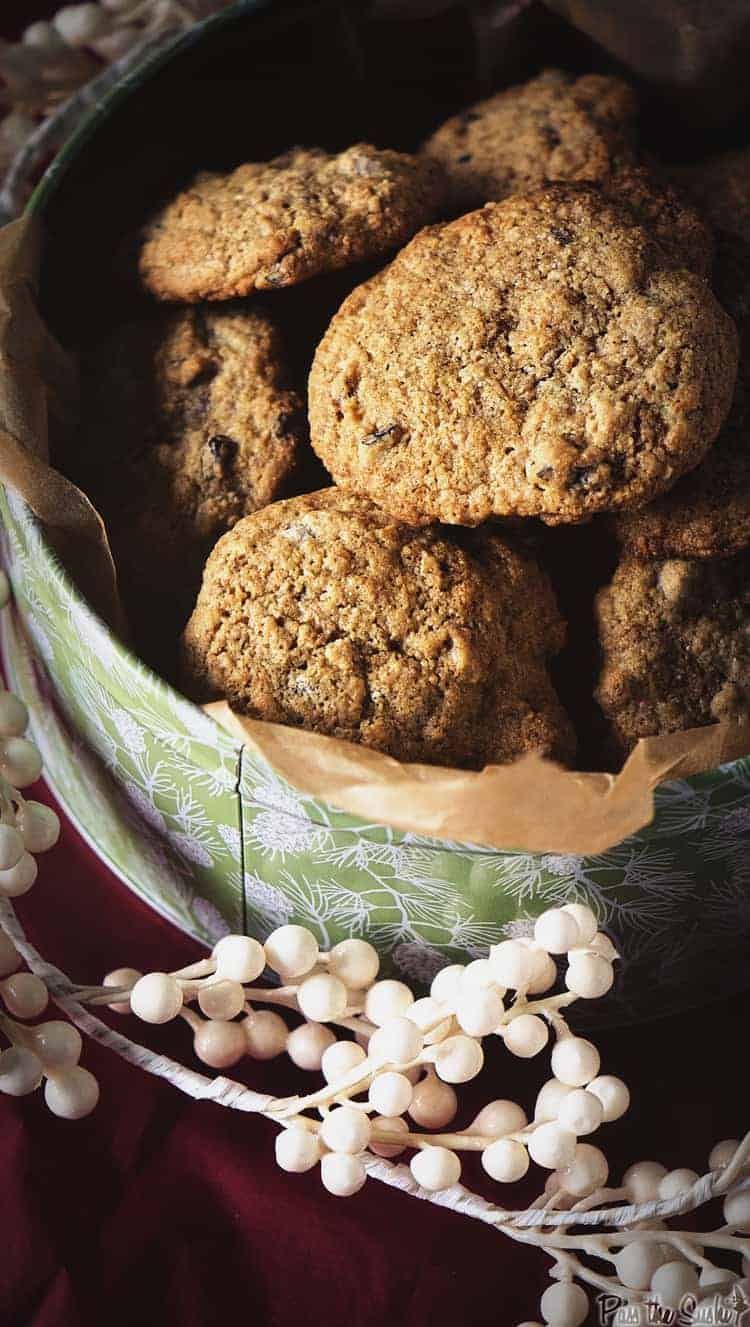 Whole Wheat Chocolate Chip Oatmeal Cookies | Kita Roberts PassTheSushi.com