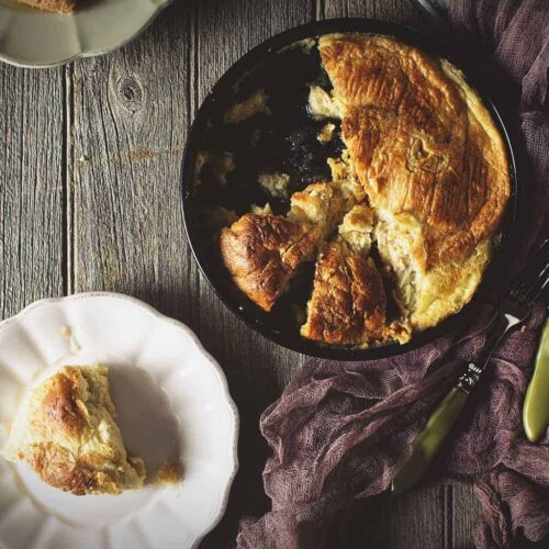 Baked Croissant French Toast | Kita Roberts PassTheSushi.com