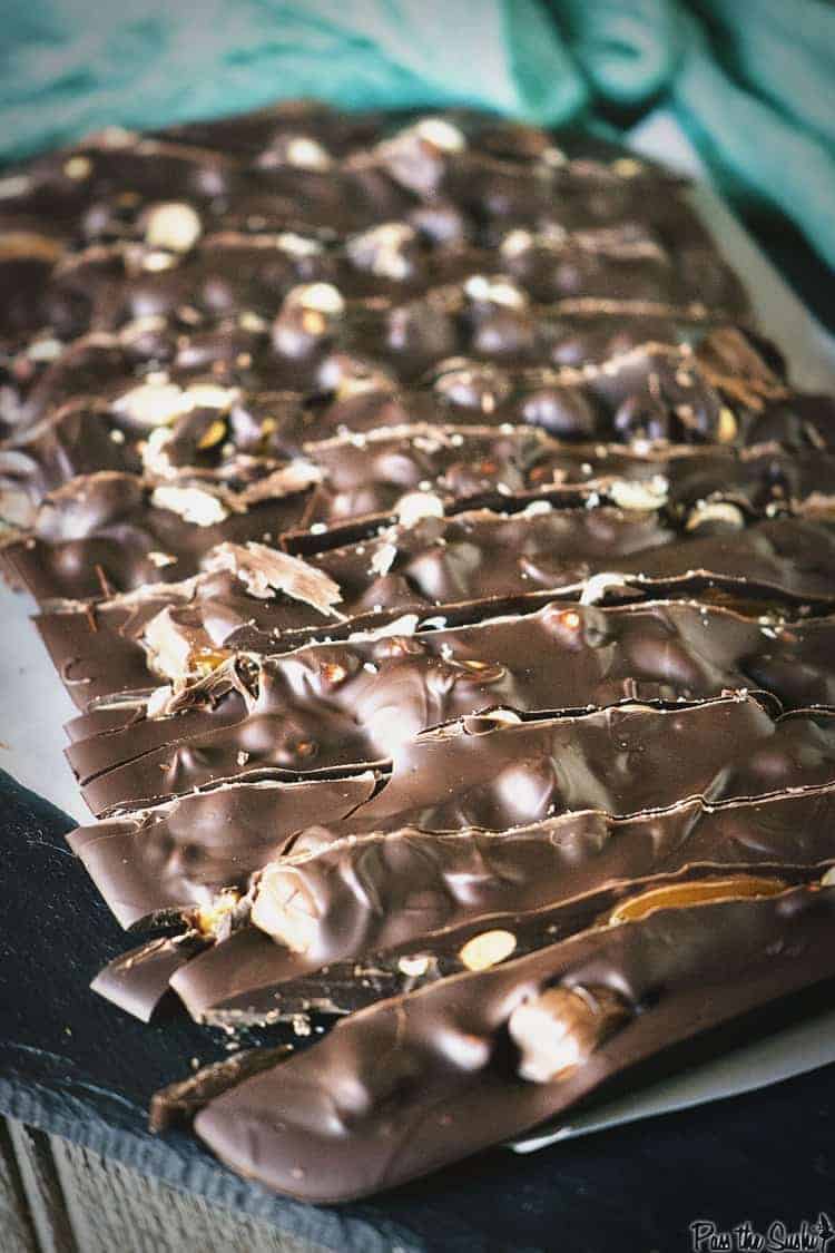 Chocolate Twix Crunch Bars | Kita Roberts PassTheSushi.com
