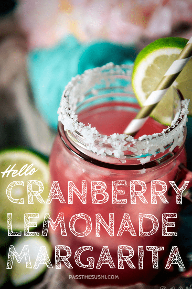 Cranberry Lemonade Margarita | PasstheSushi.com