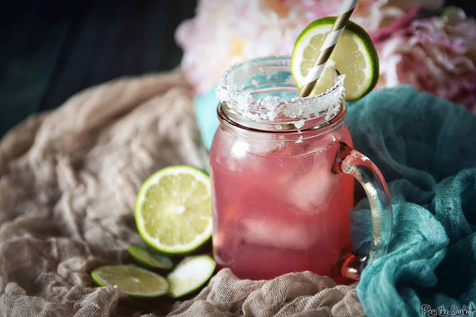 Cranberry Lemonade Margarita | Kita Roberts PassTheSushi.com