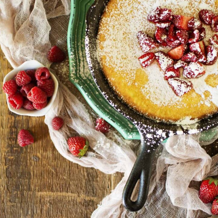 Skillet Puff Pancake Recipe | Kita Roberts PassTheSushi.com