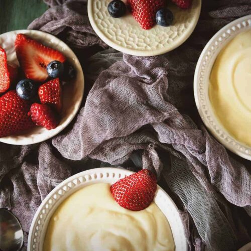Vanilla Pudding for Two | Kita Roberts PassTheSushi.com