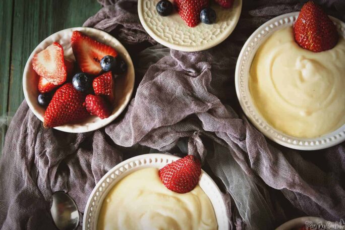 Vanilla Pudding for Two | Kita Roberts PassTheSushi.com