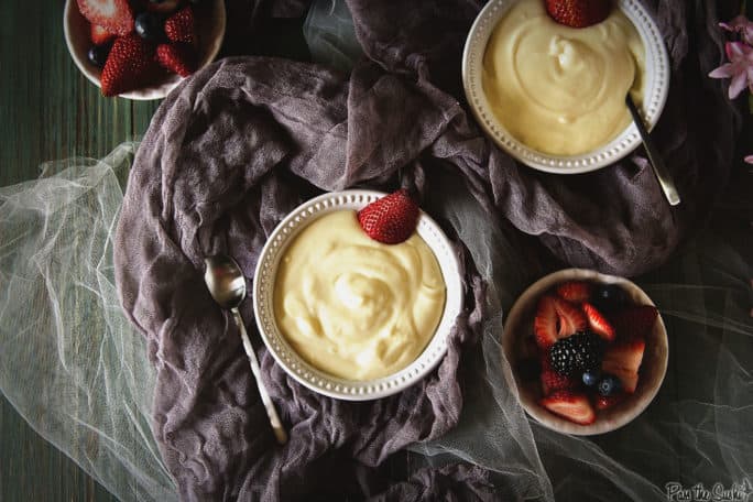 Vanilla Pudding for Two | Kita Roberts PassTheSushi.com