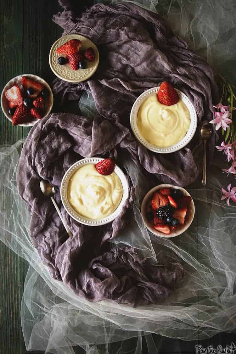 Vanilla Pudding for Two | Kita Roberts PassTheSushi.com